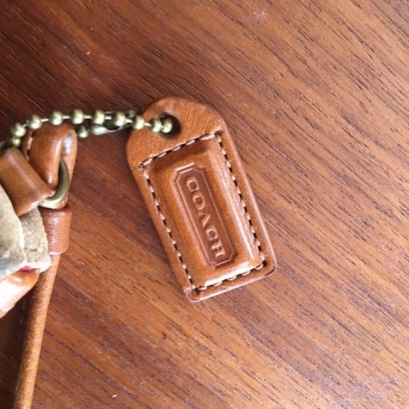 NWOT Coach Suede Wristlet - Picture 3 of 5